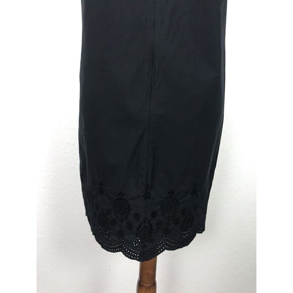 Uniqlo Embroidered Scalloped Hem A-Line Shift Dress - Picture 3 of 7